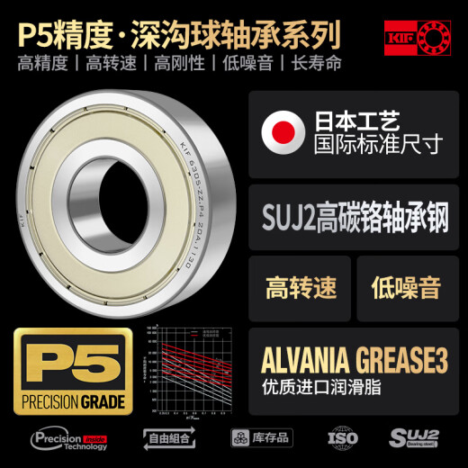 Japan KIF imported bearing high speed 6207 motor 6208 precision 6209 6210 6211Z6212ZZ6213RS 6232-ZZ iron seal [P5 level] 160*290*48 Others