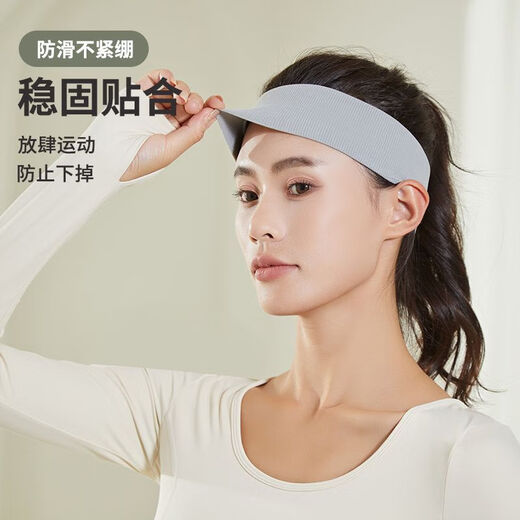 Laishuhui Sports HairBand Men Men de la coulance absorbant la sueur Femme Hair bande de cheveux Protection du front de basket Yoga Basket Yoga Fitness Sweat-Guided Treed Hairband Black