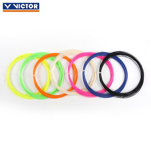 威克多（VICTOR）胜利羽毛球拍线Vbs66n羽毛球线耐打高弹vbs63比赛训练线网线VBS61 VBS66N-I樱花粉 0.66mm×10m