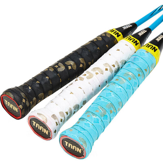TAAN泰昂羽毛球拍手胶中国风印花防滑吸汗带耐磨握把胶X12三卡装