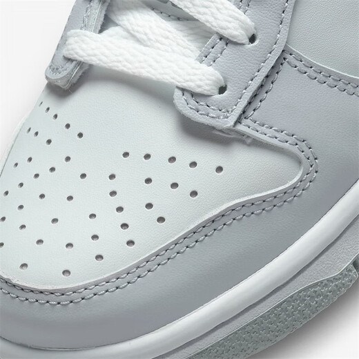 Nike (Nike) Dunk Low Gs Low Top Grey White Retro Retro Retro Anti-Slip Us qui résistait à l'usure DH9765 DH9765-001 37.5