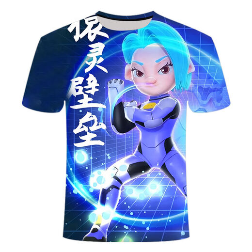 Taizai Pig Hero Clothes 2023 Nueva serie Hot 3D Camiseta de moda impresa de moda TC1585 TC1585 Niños 120 25-35Jin [Jin iguala 0.5 kg]