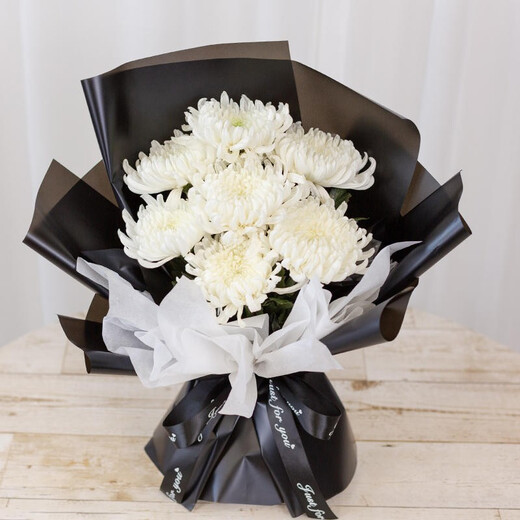 Baihuaguan Qingming Festival flowers, chrysanthemums, real flowers, tomb sweeping, funerals, memorial services, remembrance of relatives and martyrs, intra-city delivery within 1 hour, deep condolences | Q61