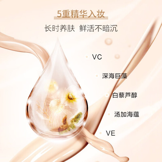 PROYA Air Cushion BB Cream Women's CC Concealer Cream Oil Control Moisturizing Long-lasting Makeup Brightening Skin Waterproof Sweatproof 02 Ivory + Same Style Replacement Core*2