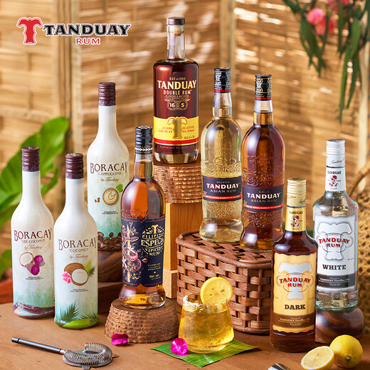 坦盾朗姆酒TANDUAYRUM洋酒烘焙白朗姆酒mojito莫吉托基酒调酒丹怀酒厂 白朗姆酒 750mL 1瓶 40%vol