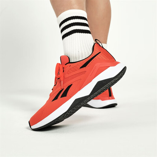 Reebok official 24 new men's NANOFLEX TR 2 classic sports comprehensive training shoes 100074537 41 (26.5cm), US 8.5