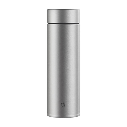 Made in Tokyo, pure titanium thermos cup, tea and water separation, pure titanium inside and outside, coffee water cup for men and women, gray 470ml