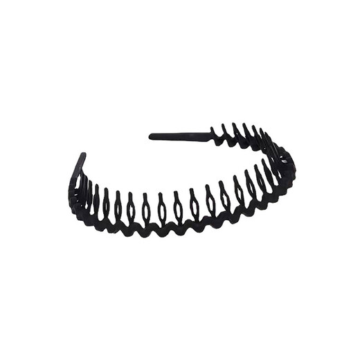 Daiyan headband for men with short hair and long hair during the transitional period. Invisible hairband with long teeth for broken hair. The headband is not easy to strangle the head. Trendy men's invisible hairband with teeth.
