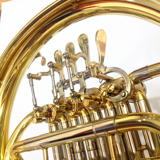 Xinghai (XINGHAI INSTRUMENT) horn Western musical instrument B-flat horn horn can be detached horn four buttons B-flat horn/F double row horn XFH-300 model (double row horn + double number mouth)