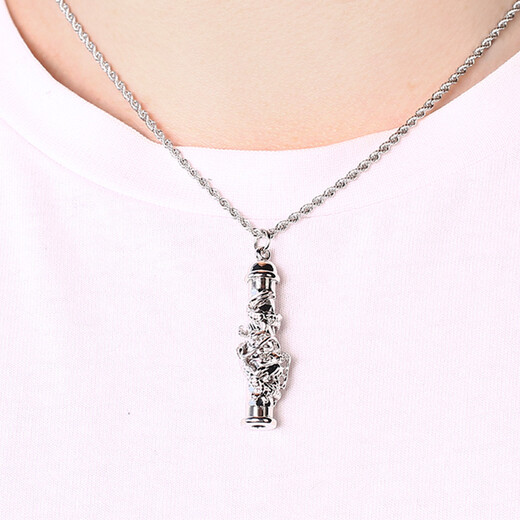 Yuan Shengfu's new PT950 high-quality fashion Panlongzhu platinum pendant, atmospheric platinum necklace pendant for men, 9.84 grams