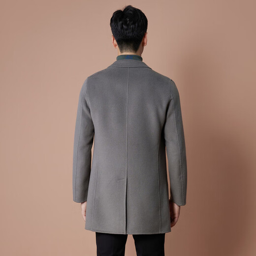 Manteau boni manteau homme et hiver manteau de laine moyen-longueur de la longueur moyenne.