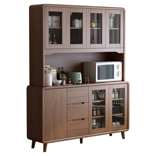 Mulan (Mulan) Nouveau armoire à vin à buffet chinois Cadre de cuisine en bois massif mur intégré Armoire de rangement de salon chinois moderne 5012 Armoire inférieure simple / 120 * 40 * 90cm