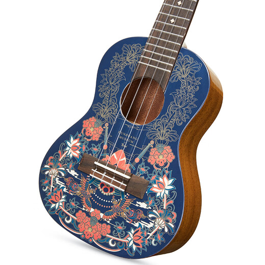 Tom尤克里里 敦煌博物馆 梵高单板UKULELE 初学进阶新手4弦小吉他 23英寸DH-NC敦煌款-原声款