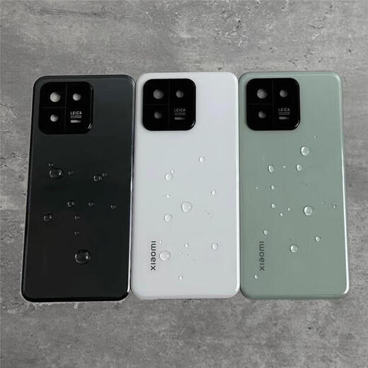 
Xiaomi MI13 original glass rear cover battery cover 13pro mobile phone rear case rear screen xiaomi13 Xiaomi 13 white brand new original + heat dissipation cotton + tight
