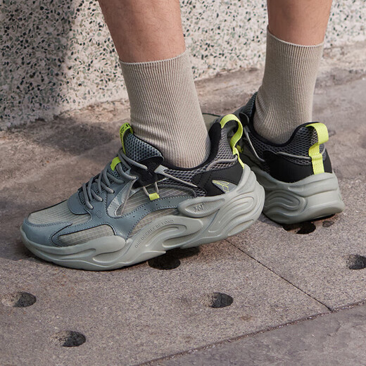 361 Sports shoes Male Surging Spring and Summer Seasons Net Step Bad Vintage Dad Casual Shoes Male 672326765-5