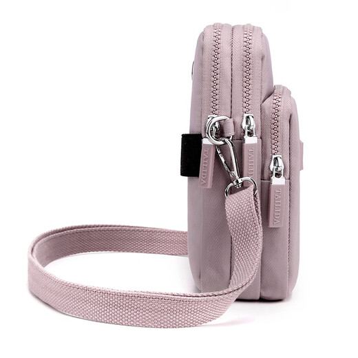Dongxuan Summer Running Sports Arm Bag Mini Mobile Phone Bag Shoulder Crossbody Bag Mobile Phone Bag Wrist Fitness Women's Wrist Bag Women's Key Coin Purse Light Purple