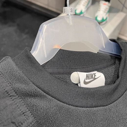 
Nike (NIKE) sweatshirt jacket for men autumn and winter fleece sportswear warm casual round neck pullover top DD4855-010 black XL