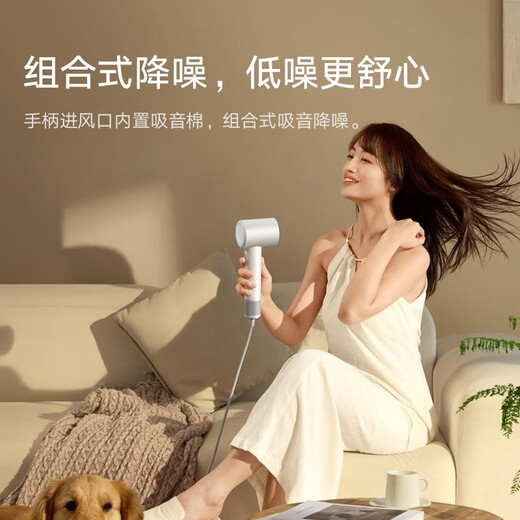 小米（MI） 米家高速吹风机H501SE家用大风力负离子护发速干降噪大功率 智能恒温吹风筒情人节礼物非IOT联动 米家高速吹风机H501SE白色