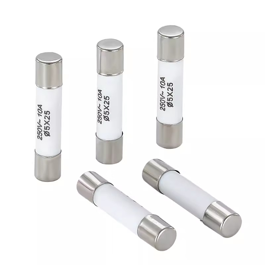 R055 ceramic fuse tube 5x25mm fuse 0.5A 1A 2A 3A 4A 6A 13A 16A 20A R055 ceramic 5x25mm 10A (100 pieces/box)