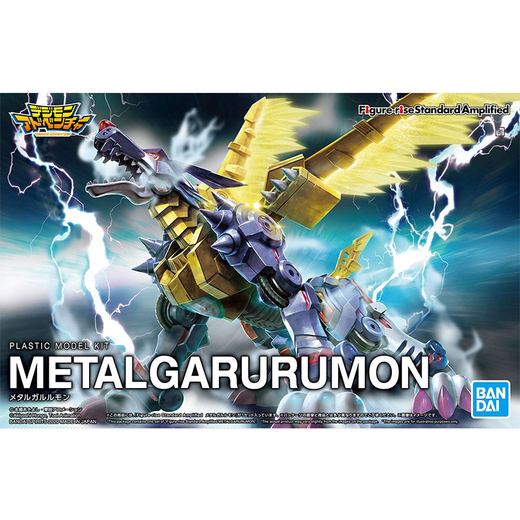 趣味童年万代Figure-rise 数码宝贝拼装模型手办玩具 FR 钢铁加鲁鲁兽