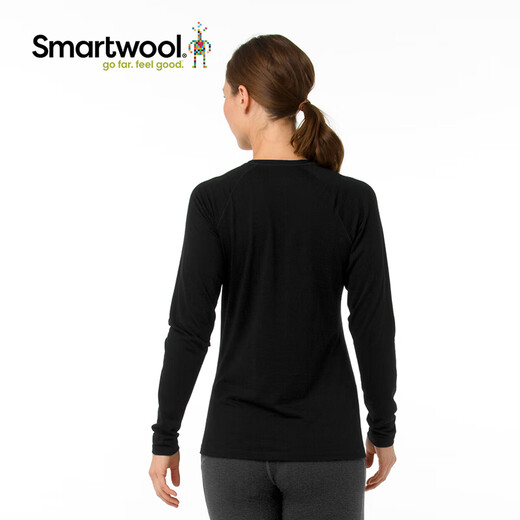 SmartWool Frauen Merino 150 Intime Layer vier Jahreszeiten Merino Atmungsaktives Wollwoll -Dessous 6913 Black 001 S