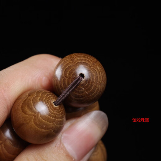 Jin Shi Tong Lao Phoenix 999 Dragon-falling Wood Six-Way Wood Bracelet for Men and Women Buddha Beads Wenwan Wood Agarwood Peach Wood Golden Steel Six-Way Wood Old Material 12108 Pieces