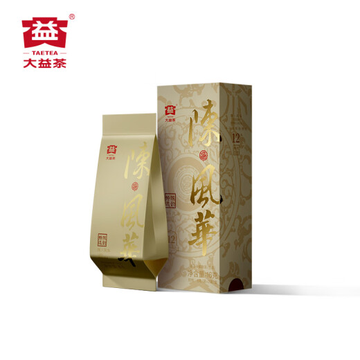 大益AETEA茶叶普洱茶饼茶 12年陈化 陈风华生茶品鉴装8g/袋*2