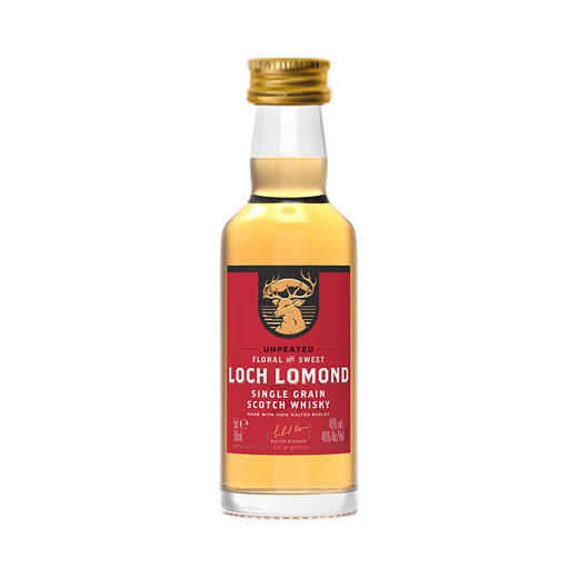 罗曼湖威士忌 伏特加小瓶酒版便利店调酒鸡尾酒 罗曼湖单一谷物威士忌50ml*1瓶