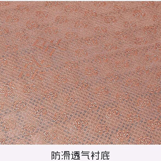夏季长方形板凳凉垫上班屁垫学生凉席竹垫四方凳子麻将 碳化色竹片窄边3524 双卡扣防滑底布
