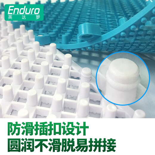 Indaro Indaro Bathroom Anti-slip Shower Bath Children's Swimming Pool Cuttable Hollow Hydrophobic Bathroom Toilet Mat Bibo Blue 6 pieces 30cm*30cm*6 pieces without edges