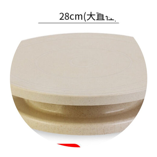 Fengtuoxing cake base rotating smearing reusable cake turntable decorating turntable decorating table for making cake materials household baking tool set 8-inch wheat straw color decorating table
