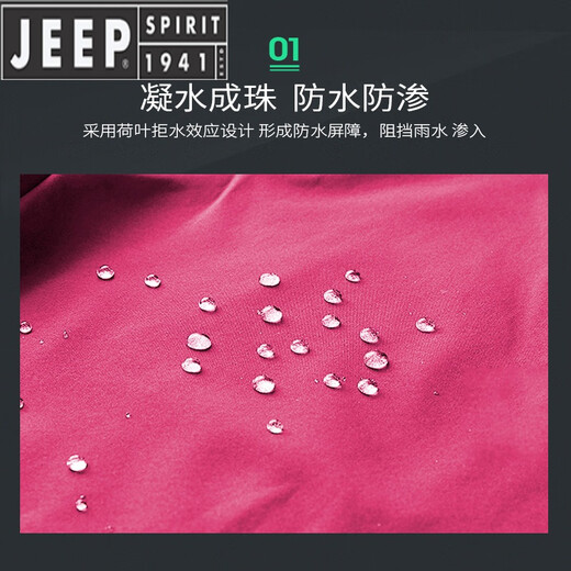JEEP SPIRIT Jeep Forwarding Pants Women's Windproof Waterproof Pants Men's Outdoor Sports Hiking Spring and Autumn Soft Shell Rain Mountaineering Pants 9928 Men's Gray Flat Feet (Putted with Fleece Thickened) Pants Waist 3XL