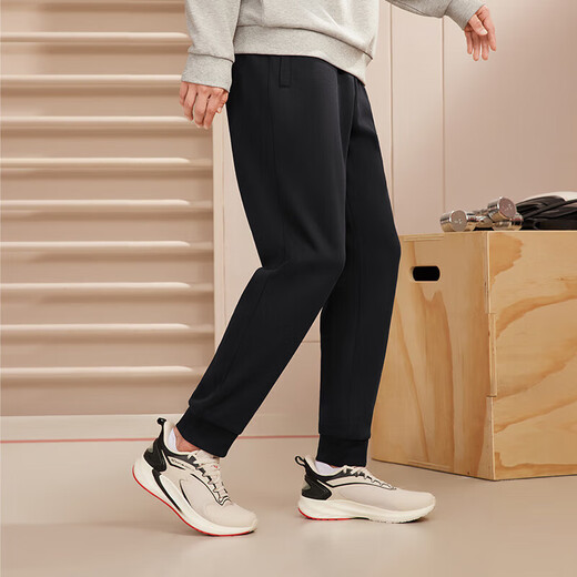 361 Sports pants men's autumn and winter velvet warm casual sweatpants leggings running long pants men 652344704D-5