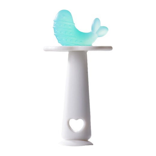 SunnyKinder Little Fish Strawberry Teething Baby Teether Bite Baby Teething Period Anti-eating Hands 4 6 8 Six Months Small Fish Style Two Pack With Storage Box + Anti-chain