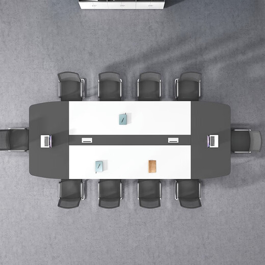 Sudhir conference table long table office desk and chair negotiation table staff combination rectangular customized color card (please contact customer service for details)