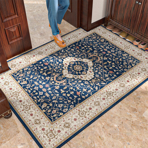 Gudie Chinese-style floor mats for entry doors, door mats, entrance doors, home washable, machine washable, Xiangyun Festive-Red, 120 160 cm, rectangular