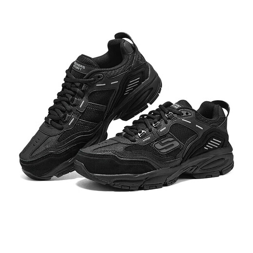 斯凯奇（Skechers）男鞋夏季透气厚底老爹鞋休闲熊猫鞋软底运动鞋237067
