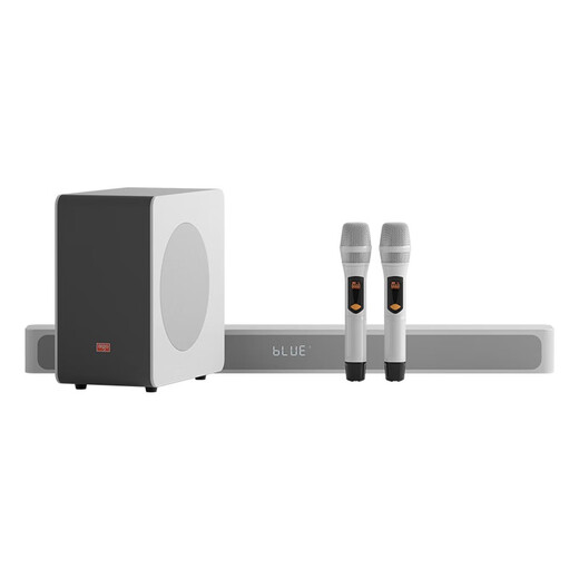 Patriot (aigo) T105 Echo Wall Wireless Audio Home Theater 3D Surrounding Aviator Speaker HIFI Set KTV TV Audio Elegant White Aigo-T105-Full Set [Echo Wall + Subwoofer + Dual Microphone]