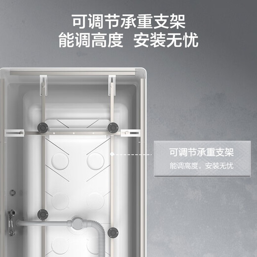 
JOMOO Bathtub Small household bath bathing bathing pool bathroom bath independent acrylic thin edge art bathtub 1.7m faucet bubble massage tank YR13117