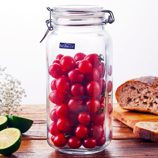 Scybe sealed jar wine container special bottle glass sealed jar pickle jar wine glass bottle Scybe 2100ml