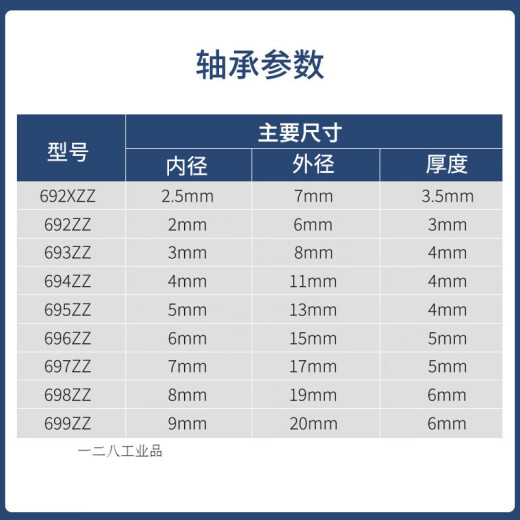 日本进口微小型轴承F 692Z693 694 695 696 697 698 699ZZ高速 F698ZZ(带法兰)