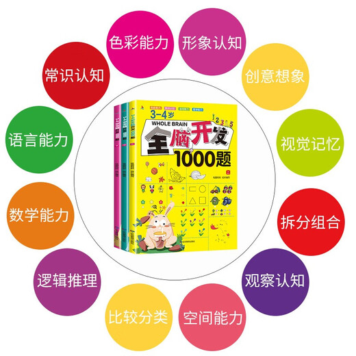 ? [3-4 años] 1000 Preguntas sobre el desarrollo del cerebro de todo el cerebro Juego de pensamiento Educación temprana Educación temprana Educación temprana Educación temprana Libro de juego de rompecabezas (los tres volúmenes) 13533 ** 3 Longan Madre Manejo de emergencias Publishing House