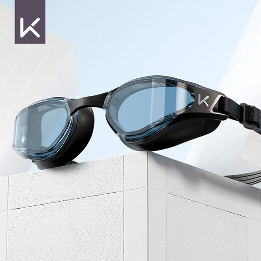 Keep swimming goggles waterproof and anti-fog men's high-definition swimming goggles professional women's myopia glasses 870 obsidian black 400 degrees