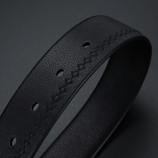 Goldlion Belt Men's Pin Buckle First Layer Cowhide Pants Belt Men's Gift Box Belt Birthday Gift for Dad