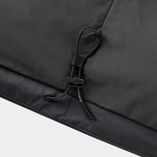 Veste adidas down veste masculine 2024 Hiver Nouvelles vêtements de sport extérieurs Veste à capuche décontractée du vent chaud jv6187 noir M recommandé 135-155jin [Jin est égal à 0,5 kg]