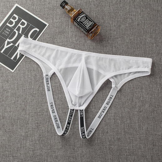 
Men's open-stage thong sexy underwear leaks anus anus anus gay gay underwear lace mesh transparent. Three self-selected equipment notes and messages. The average size is recommended to weigh 80-150 Jin [Jin equals 0.5 kg]