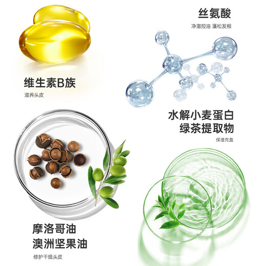 SHEVEU赛逸去屑止痒洗发水进口二硫化硒咖啡因生姜防掉发洗发露375ml*2