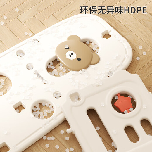 宝宝滑滑梯儿童室内家用小型婴儿秋千组合小孩大型玩具幼儿游乐场 呆呆熊单滑梯L型 加长款 灰