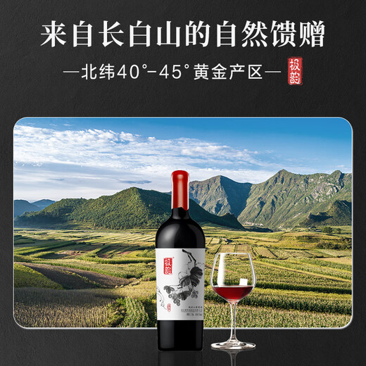 通化 1937极韵晩收甜型葡萄酒 13.5%vol 甜红酒 740ml 聚会送礼 红酒礼盒
