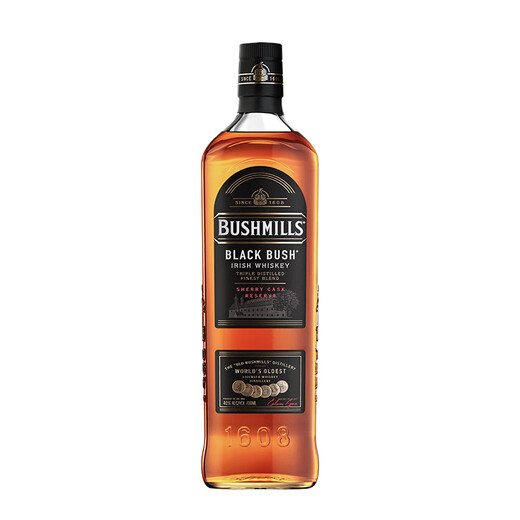 Bushmiller lizenzierte Waren [San Francisco Spirits Goldmedaille] Originalflasche des importierten irischen Whisky Geschenks Black Label Irish Whiskey 700ml